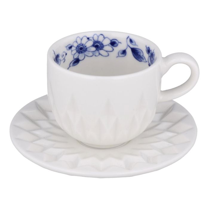 Blauw Vouw Espresso Cup and Saucer 70 ml