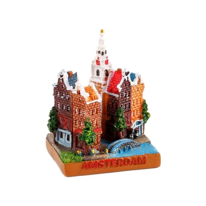 Miniature 3D city scene Amsterdam 5 cm