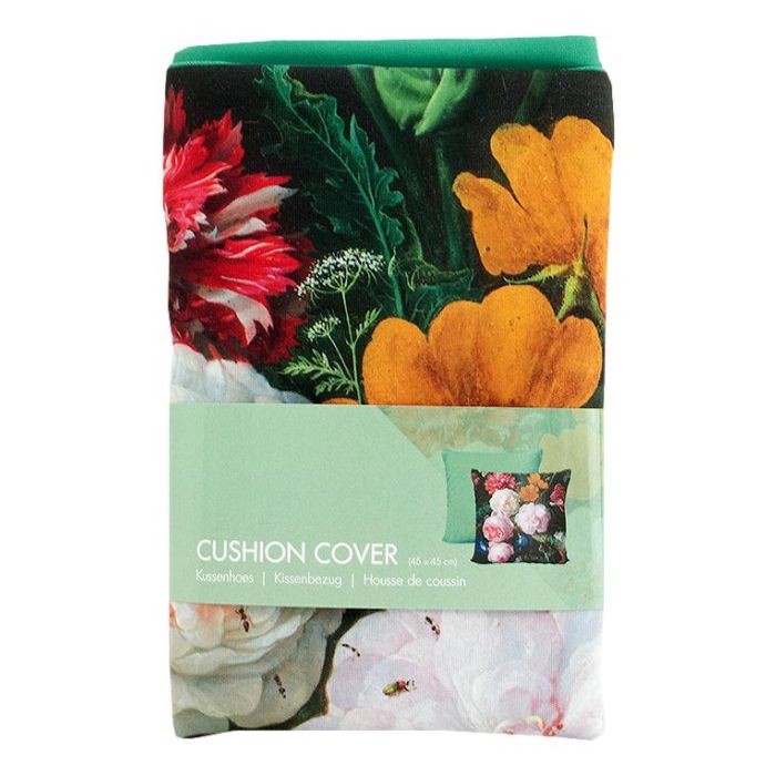 Kussensloop "Stilleven met bloemen, De Heem" (45 cm x 45 cm)