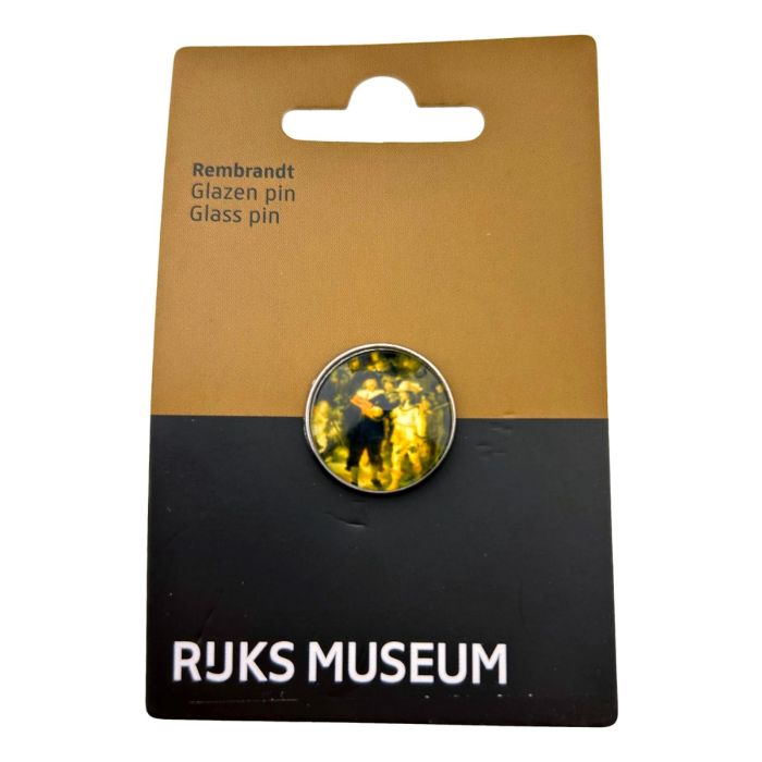 Lapel Pin Glas Rembrandt Nachtwacht