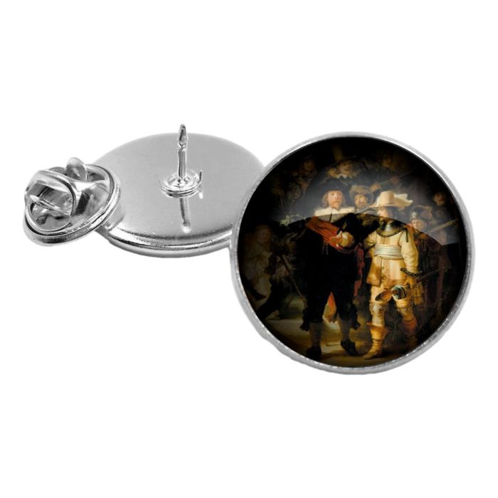Lapel Pin Glas Rembrandt Nachtwacht