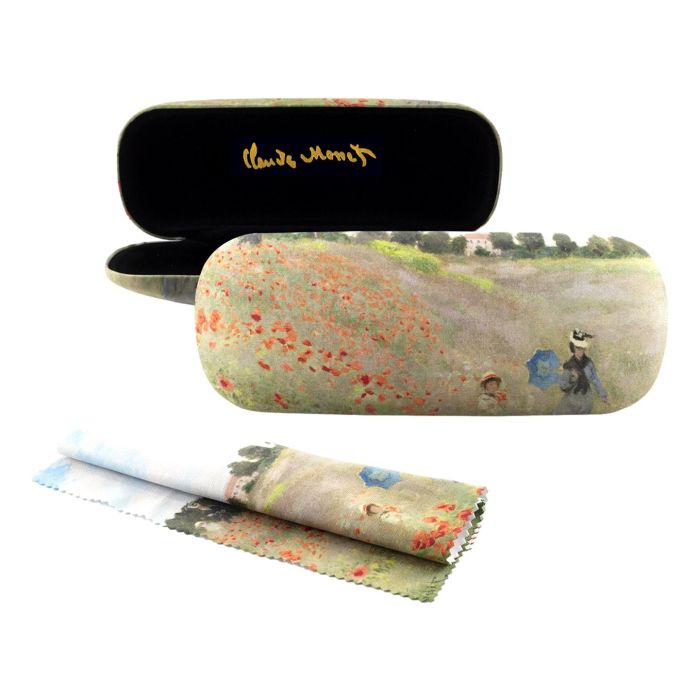 Monet Eyeglass Cases - Poppies with lenscloth