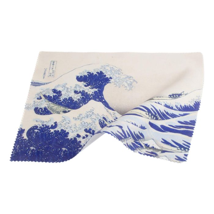 Lens Cloth "The Great Wave ", Hokusai