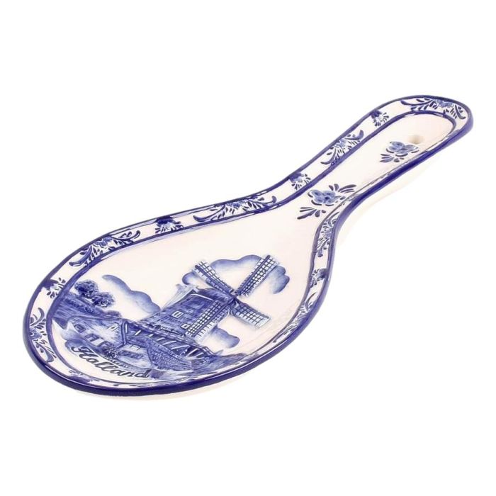 Spoon Holder Ceramic Delft Blue Mill