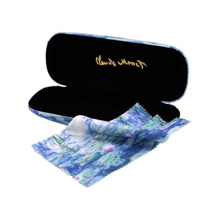 Monet Glasses Case - Water Lilies with Lens Cloth