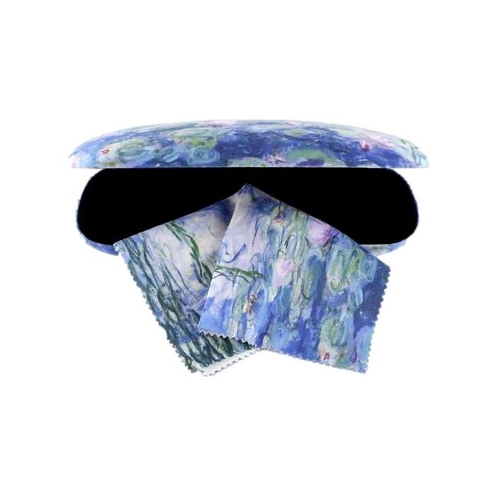 Monet Glasses Case - Water Lilies with Lens Cloth