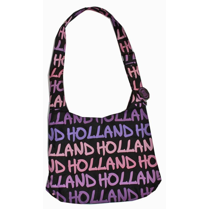 Shoulderbag Louise L Holland in pink/purple/black