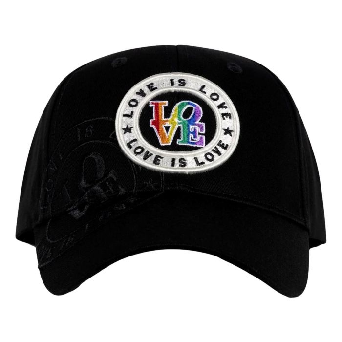 Cap All Pride Love is Love - Zwart