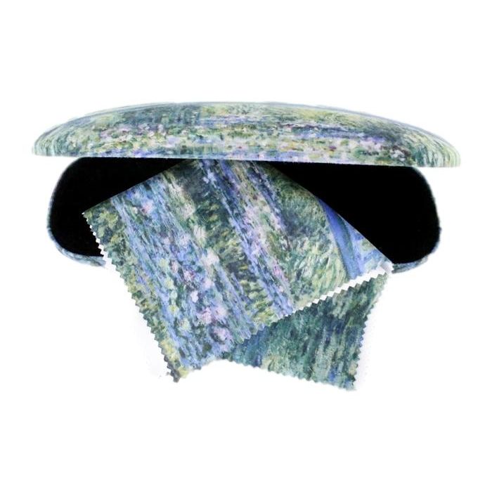 Glasses Case with Cleaning Cloth, Japanese Bridge, Monet