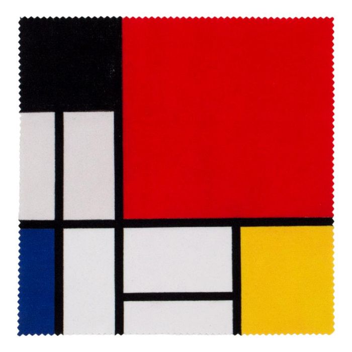 Brillenkoker met lensdoekje, Piet Mondriaan