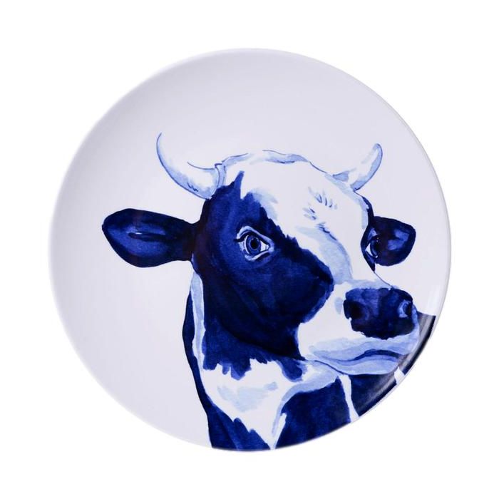 Wall plate Cow, 31 cm