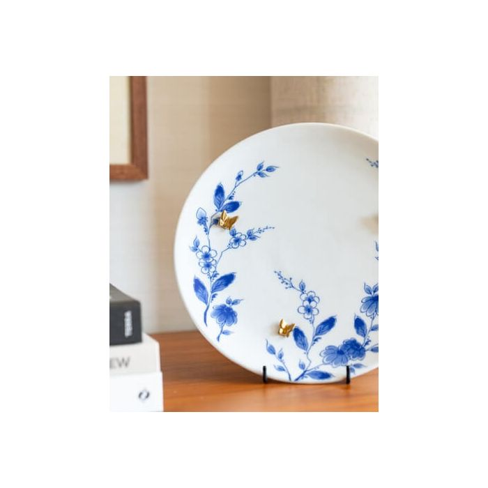 Wandbord Vlindergoud 26,5 cm