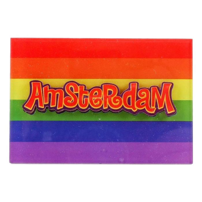 Magneet Regenboog vlag Amsterdam