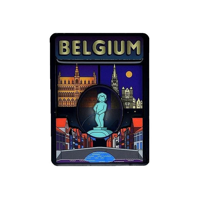 Koelkastmagneet Belgie - Manneken Pis