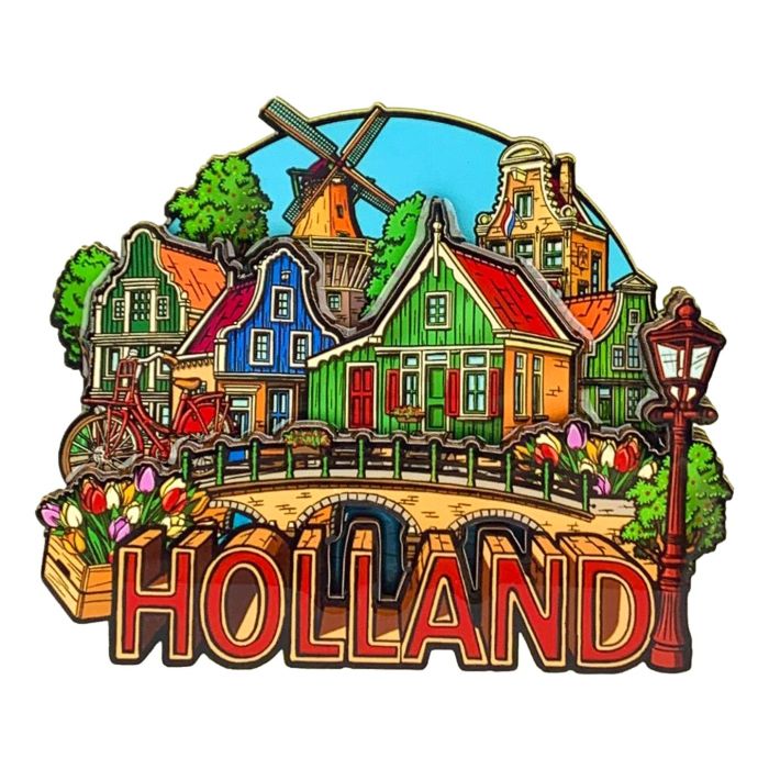 Magnet Epoxy Cityvibes houses Holland