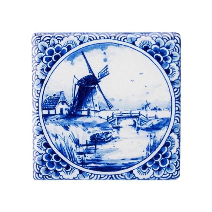 Keramieken Magneet "Molen Landschap"