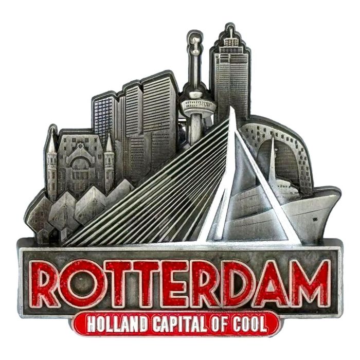 Koelkastmagneet "Rotterdam - Capital of Cool" Tinkleurig