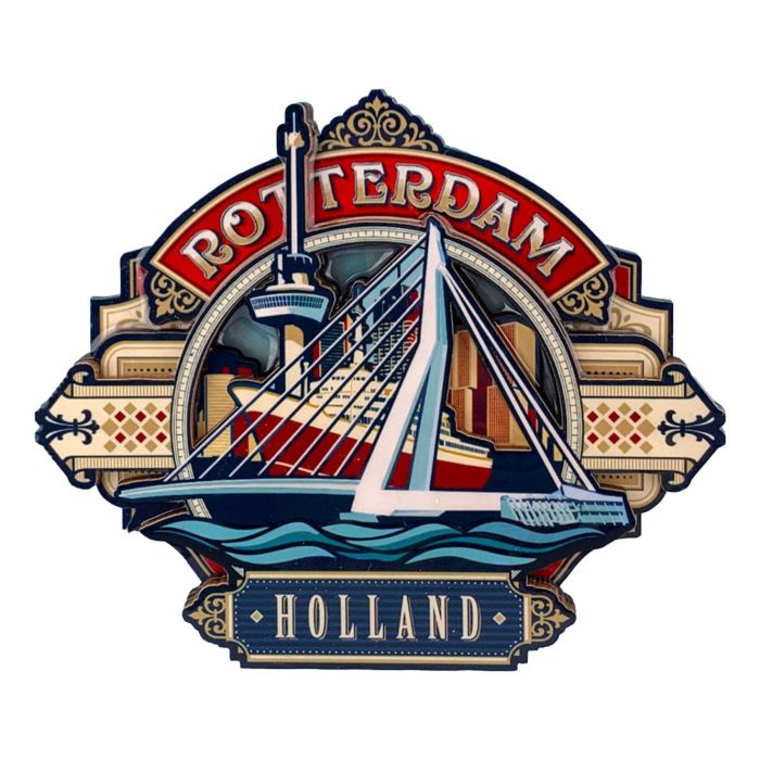 Rotterdam Magnet – Erasmus Bridge & Euromast