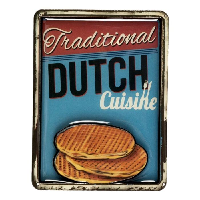 Fridge magnet Dutch Cuisine - Syrup Waffles