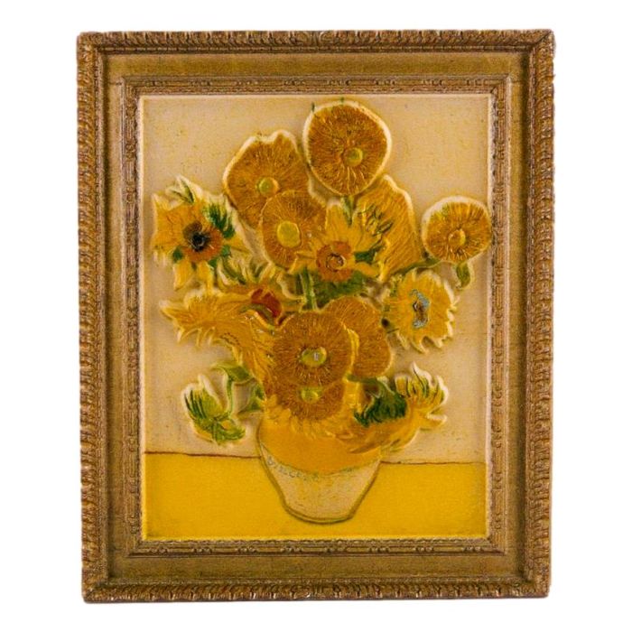 Magneet polyprint 'van Gogh' - Zonnebloemen