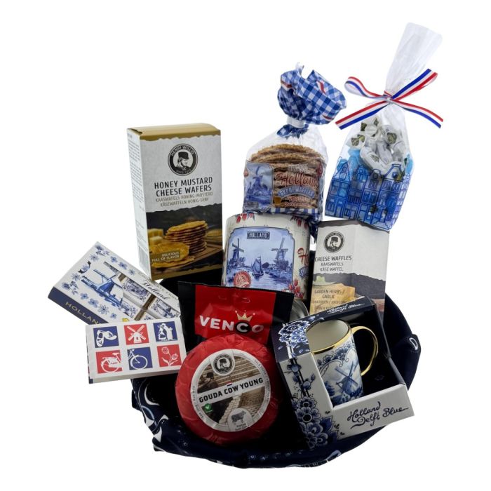 Cadeaumand Hollands Voedsel Geschenk