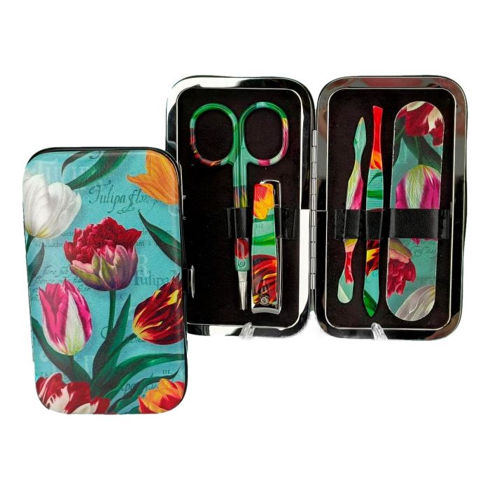Manicure set 'Pretty Tulips' - Green
