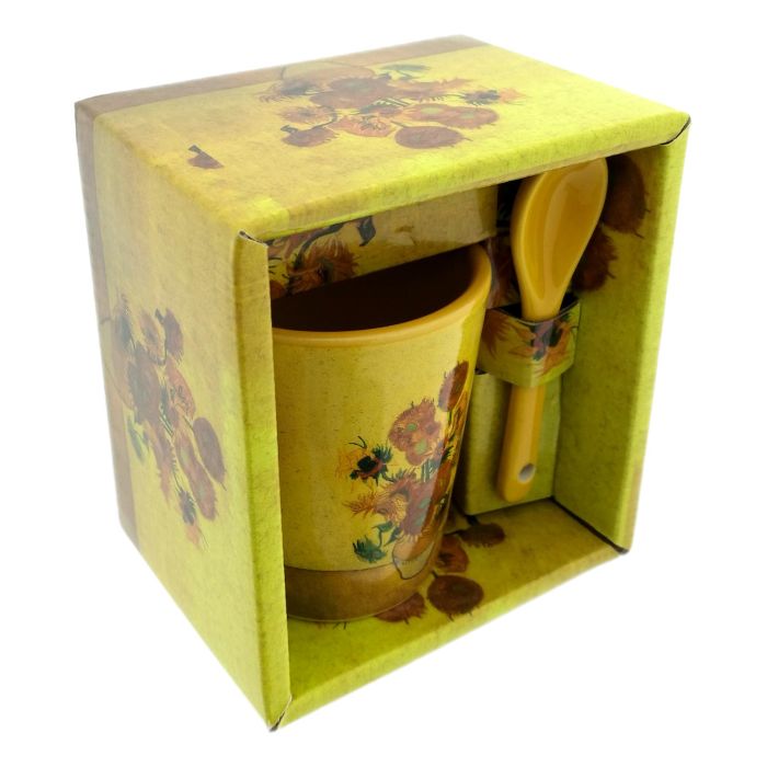 Espressokopje "Zonnebloemen" Cadeauverpakking 75ml - Van Gogh