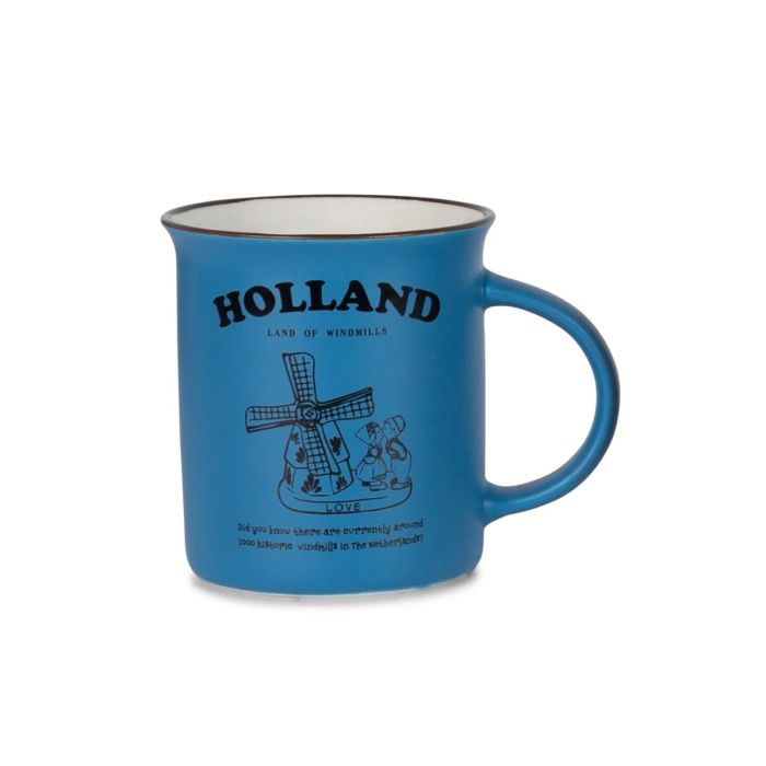 Mok Memoriez - Holland Molen - Groot, Blauw