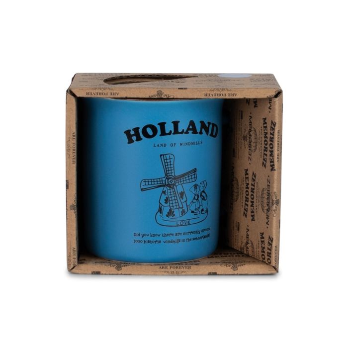 Mok Memoriez - Holland Molen - Groot, Blauw