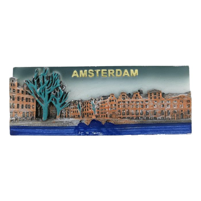 Amsterdam Goud Magneet - 3D