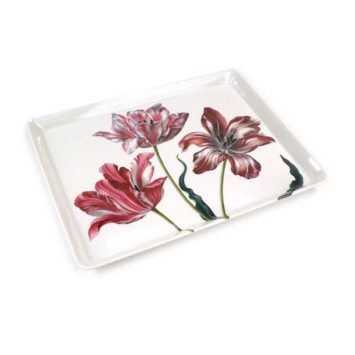 Dienblad met de drie tulpen, Medium