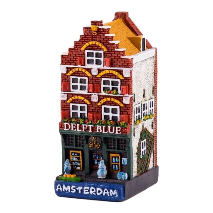 Mini Huisje Amsterdam "Delft Blue"