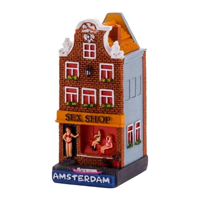 Mini Huisje Amsterdam "Sex shop"