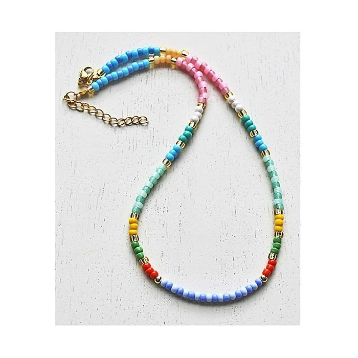 Ketting pastel kleur miyuki kralen