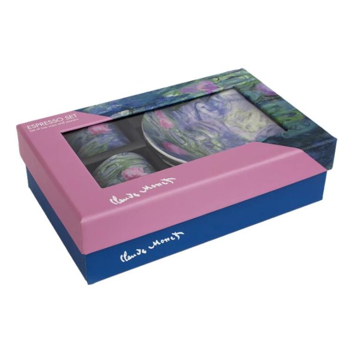 Espresso set, Monet, Waterlilies