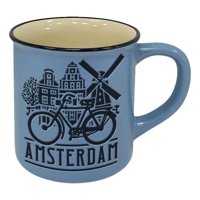 Mok Amsterdam - Blauw - Groot