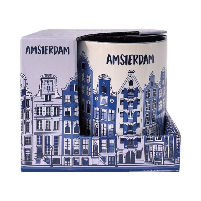 Mok Houses of Amsterdam (Delfts Blauw)