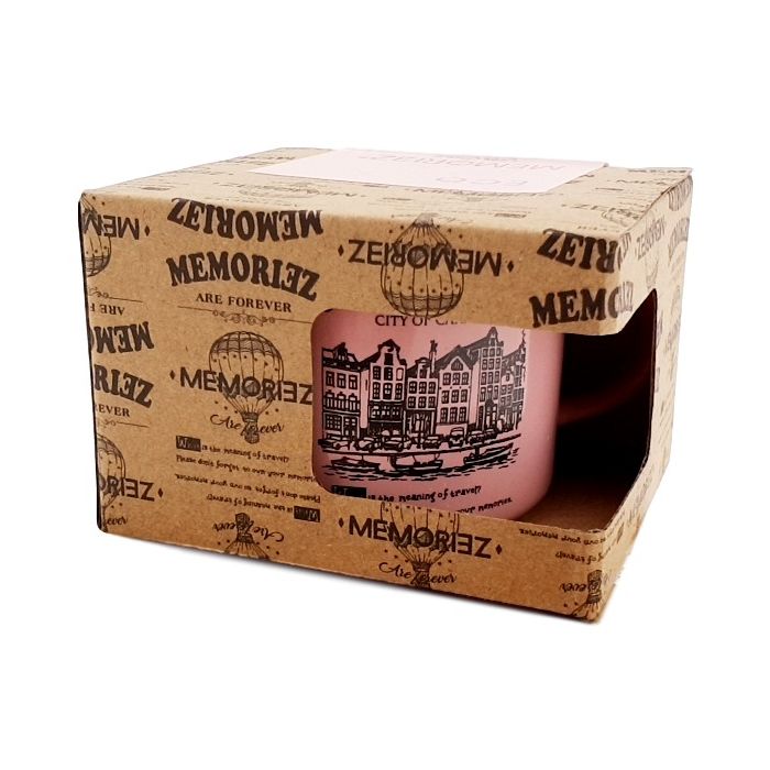 Mok Memoriez - Amsterdam Kanalen - Roze  - Klein