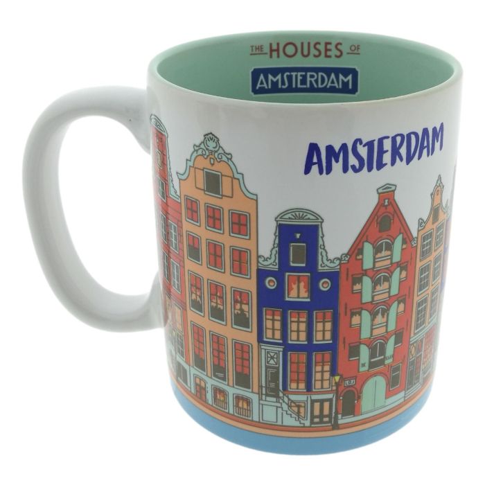 Mok Houses of Amsterdam (Pastel Blauw)