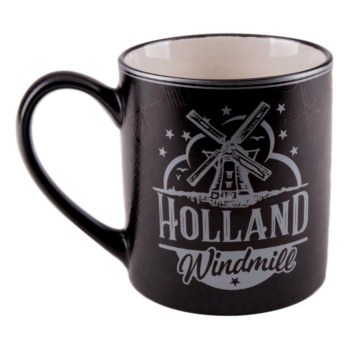 Mok Vintage Holland "Molen" Zilver