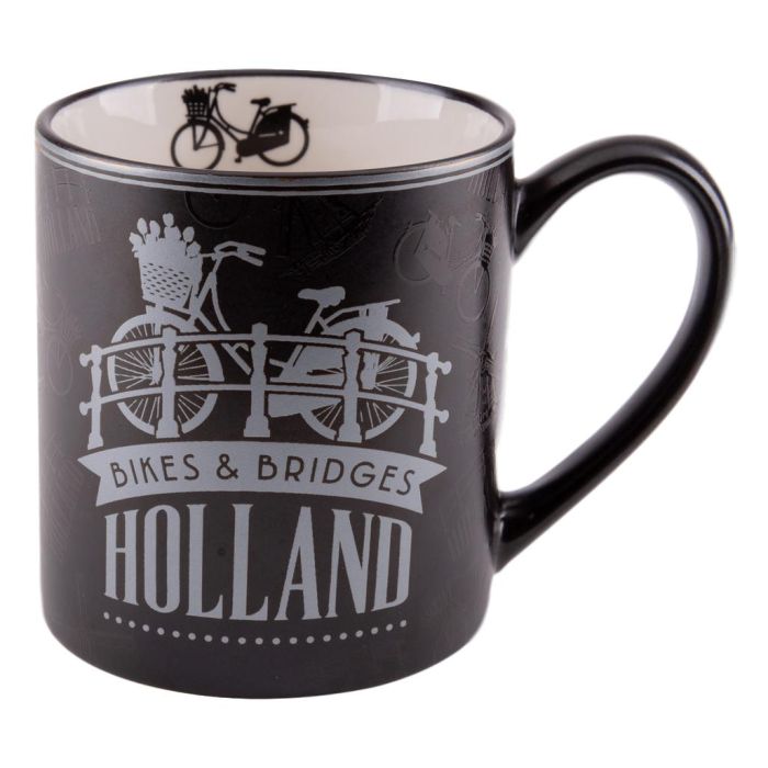 Mok Vintage Holland "Molen" Zilver