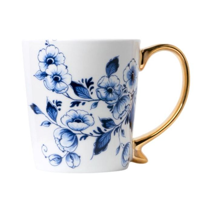 Mok Bloemen goud