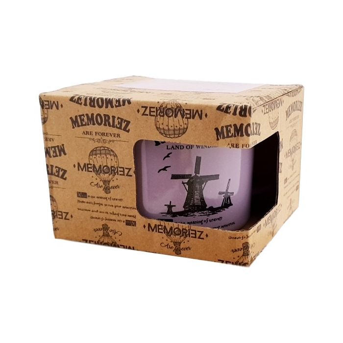 Mok Memoriez - Hollandse Molens - Paars - Klein