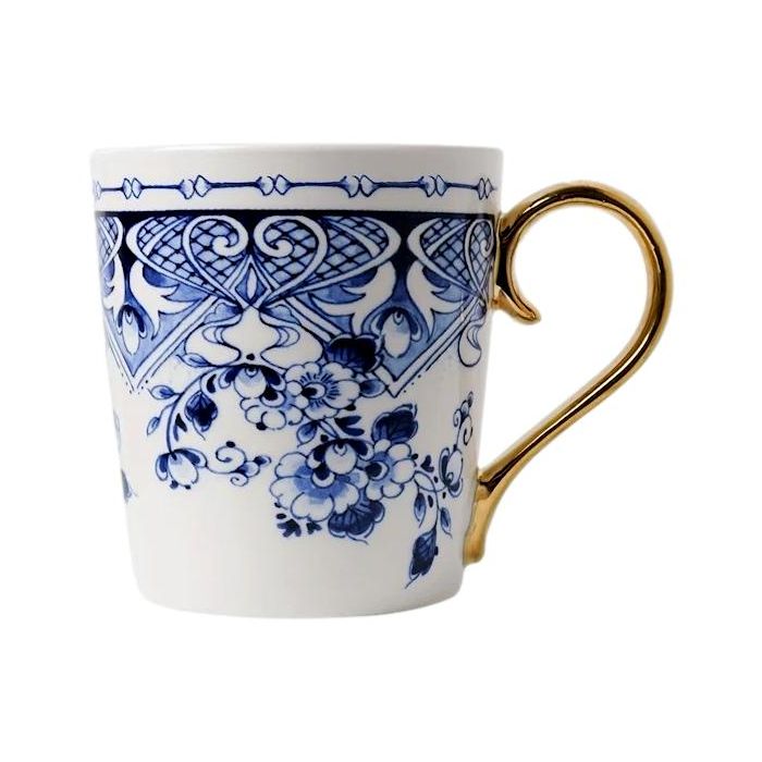 Mok Majolica gouden rand