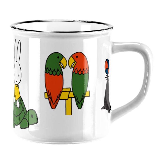 Retro Mug "Miffy with Animals"