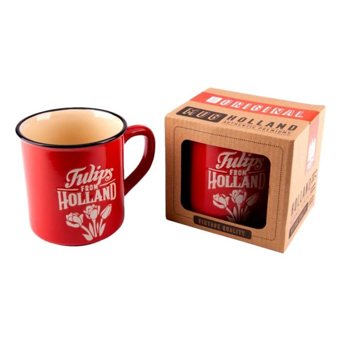 Mok "Tulips from Holland"  Rood-Groot 