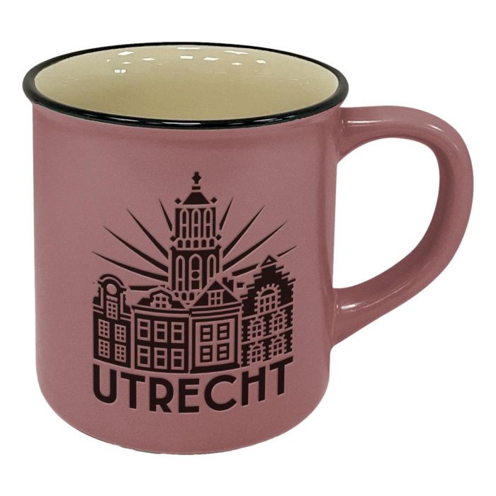 Mok "Utrecht" - Roze - Groot