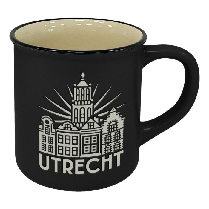 Mok "Utrecht" - Zwart - Groot