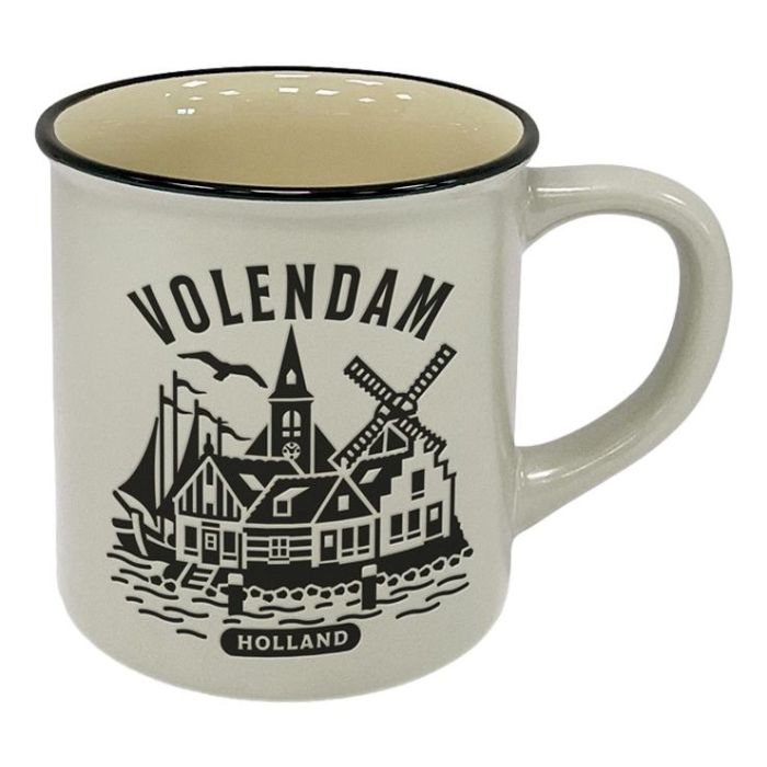 Mok "Volendam" - Beige - Groot