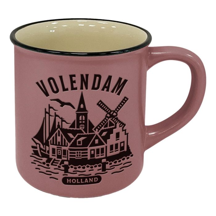 Mok "Volendam" - Roze - Groot